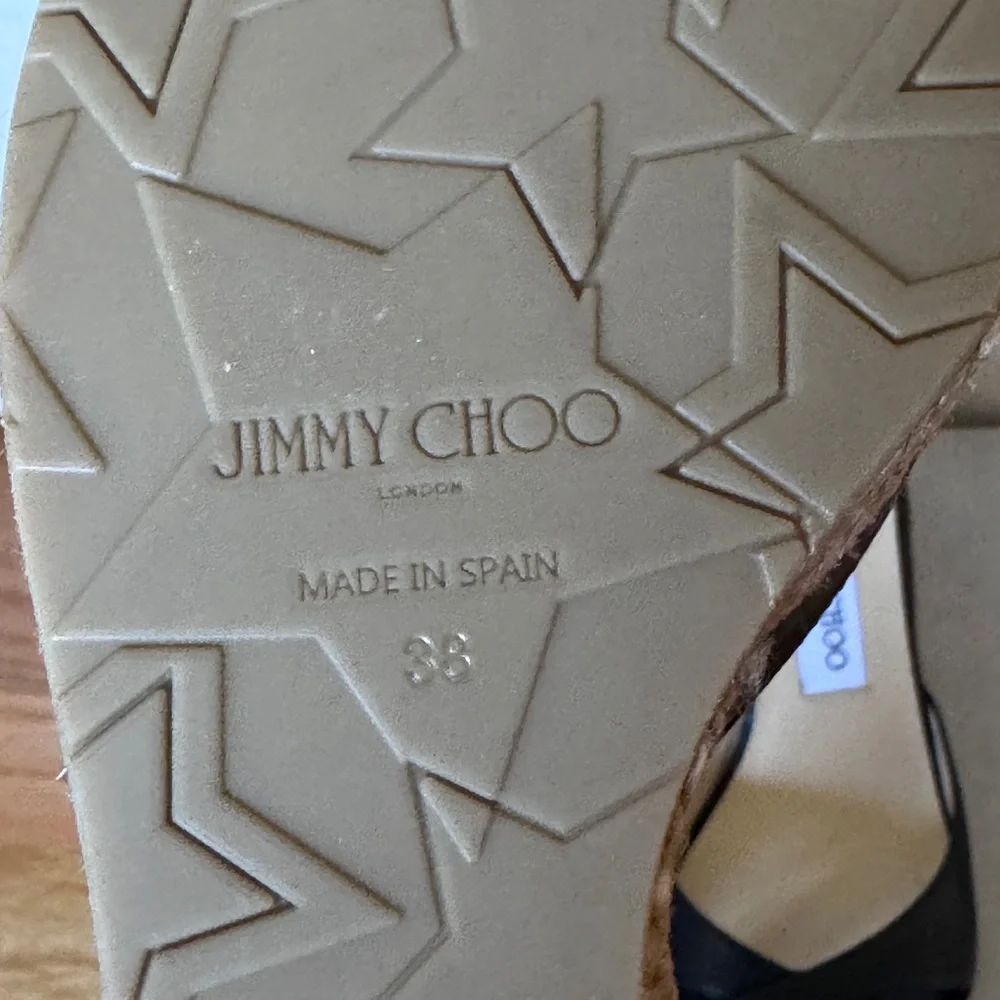 Jimmy Choo Almer Cork‎ Wedge Sandal (Women) Size 38